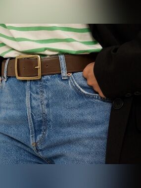 Classic Rustic Basic Brown Belt